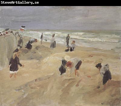 Max Liebermann Beach Seach Scene at Nordwijk (nn02)